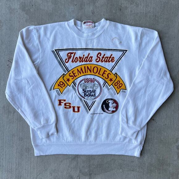 Vintage nutmeg Florida state fsu seminoles crewneck sweatshirt - Picture 1 of 7